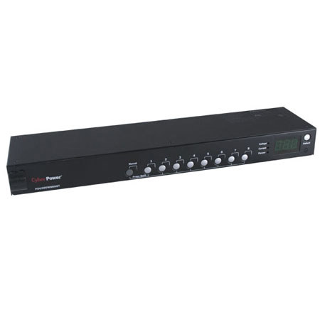 CyberPower 20A 8-Outlets 1U Rack Mounted Switched PDU