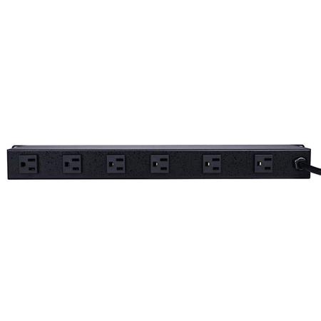 CyberPower 15A 1800J 12 Outlet (6 Front & 6 Rear) 1U Rackbar Surge Protection