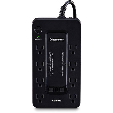 CyberPower ST425 8-Outlet Standby UPS, 425 VA / 260W Power