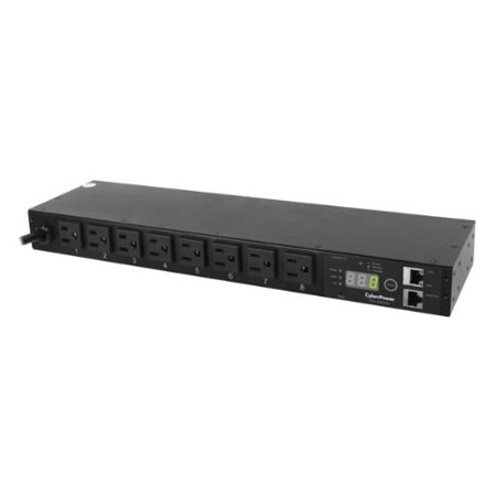 CyberPower 15A 8-Outlet (8 Front) 1U Rackmount Switched PDU