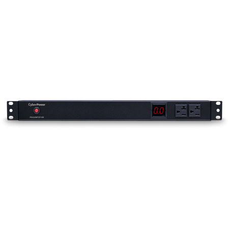 CyberPower 20A 12-Outlet (2 Front and 10 Rear) 1U Rackmount Metered PDU