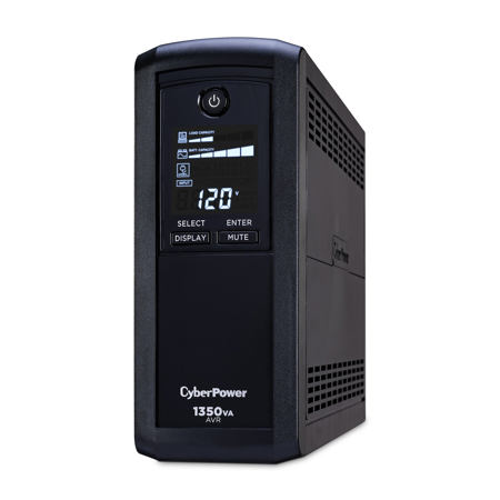 CyberPower CP1350AVRLCD 1350VA/815W Intelligent LCD Mini-Tower UPS