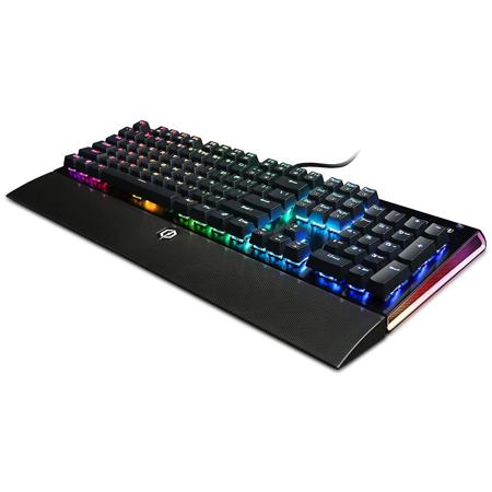 CyberPowerPC Skorpion K2 RGB Mechanical Wired Gaming Keyboard with Kontact Red (Linear) Switches, 104 Keys
