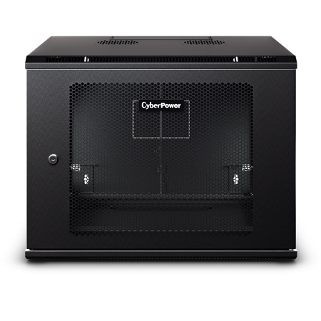 CyberPower Carbon Series CR9U61003 9U Wall Mount Rack Enclosure, Black