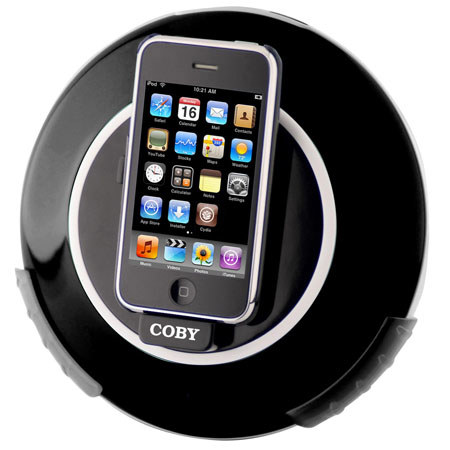 Coby CSMP105 Digital Speaker System, Charcoal