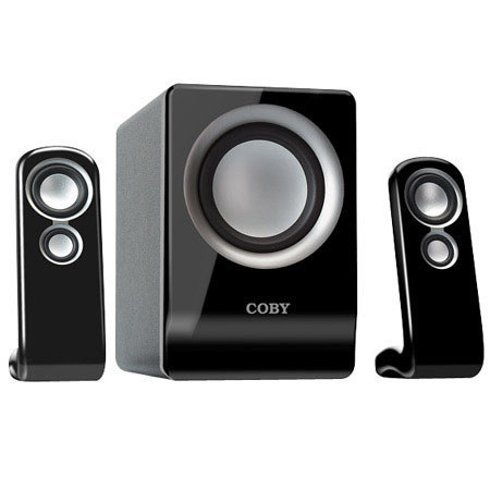 Coby CSMP80 100W 2.1 Channel Multimedia Speaker System