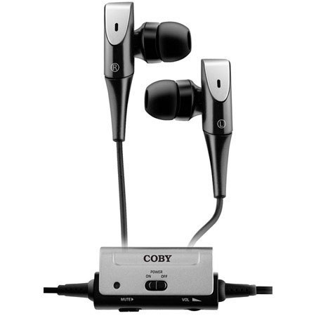 Coby CVE196 Noise Canceling Sound Isolation Earphones