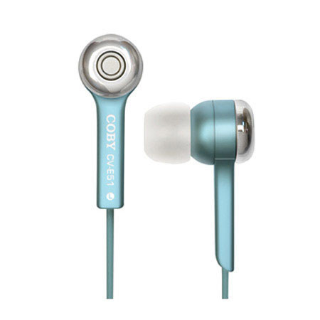 Coby Jammerz MP3 Super Bass Stereo Earphone, Blue