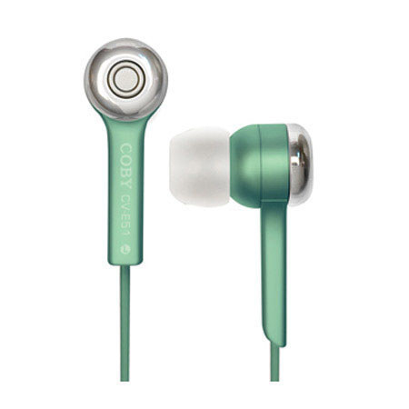Coby Jammerz MP3 Super Bass Stereo Earphone, Green