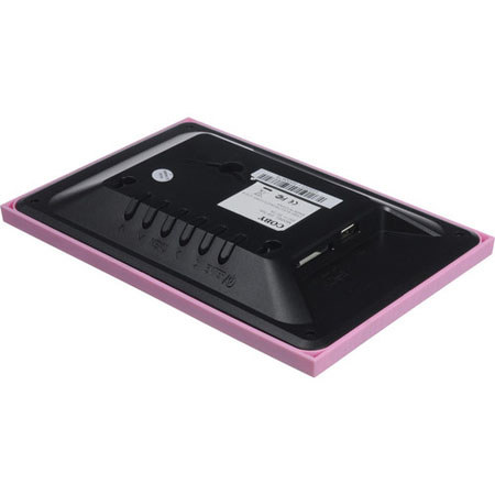 Coby DP700 7" Widescreen Digital Photo Frame - Pink
