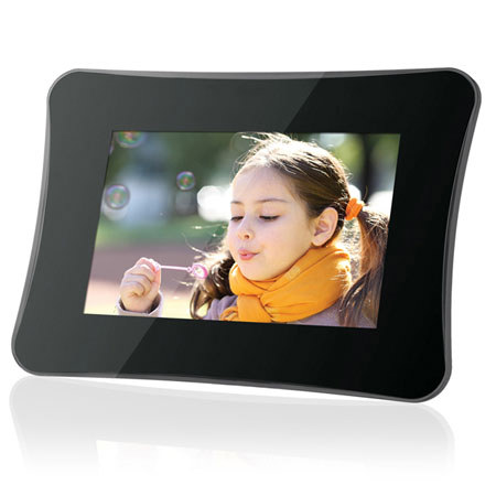 Coby DP-840 8" (16:9) Widescreen Contempory Style Digital Photo Frame