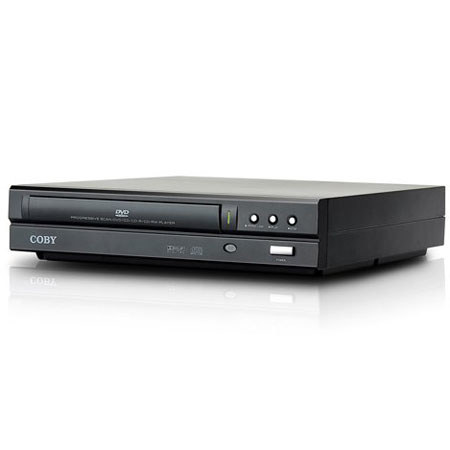Coby 2 Channel DVD Player with Progressive Scan Black