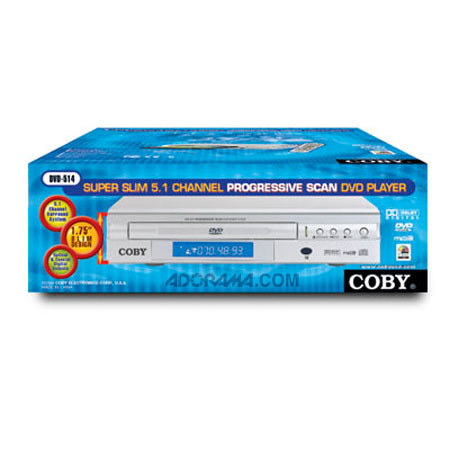 Coby DVD-514 5.1 Channel DVD Player, Progressive Scan