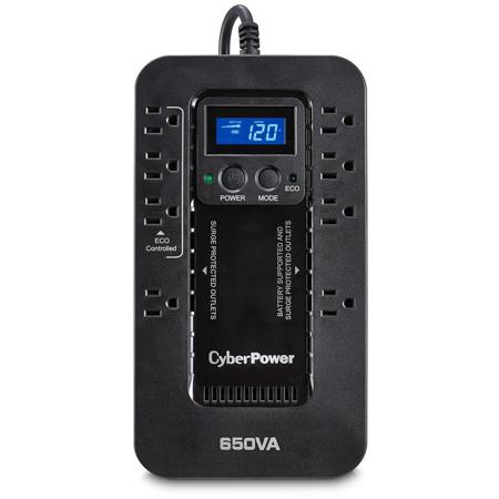 CyberPower Ecologic EC650LCD 8 Outlets 650VA 390W UPS