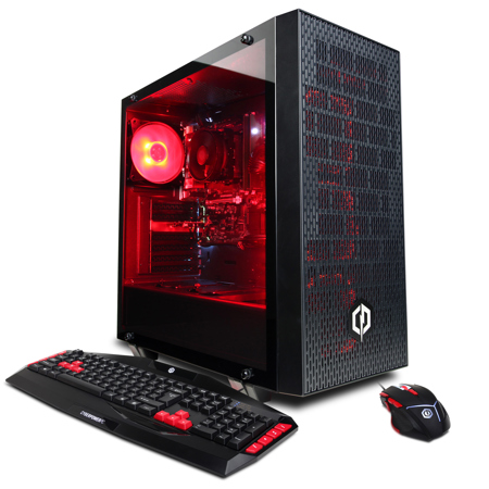 CyberPowerPC GMA6600CPG, Ryzen 5 2400G, 16GB RAM, 2TB HDD, Radeon RX Vega 11,W10