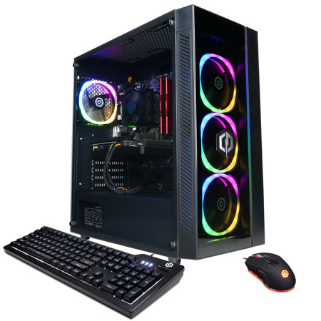 CyberPowerPC Gamer Master Gaming, Ryzen 5 5600X, 16GB, 1TB SSD, RTX 3060, W10H