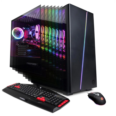 CyberPowerPC Gamer Xtreme GXi11280CPG Gaming Desktop Computer, Intel Core i5-9600K 3.70GHz, 8GB RAM, 500GB SSD, NVIDIA GeForce GTX 1660 Ti 6GB, Windows 10 Home