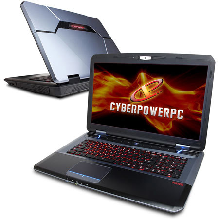 CyberPowerPC 17.3" Fangbook Evo HFX7-300 Gaming Notebook, 8GB RAM, 1TB HDD
