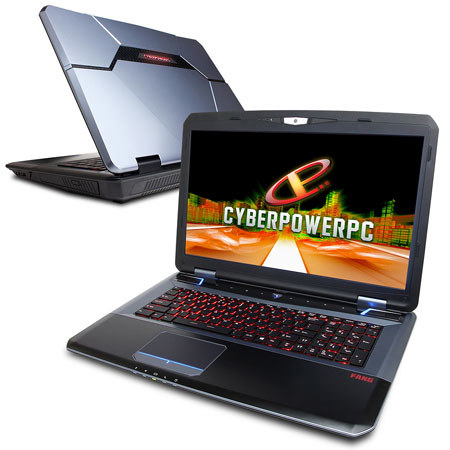 CyberPowerPC Fangbook Evo HFX7-400 17.3" Gaming Notebook, 16GB RAM, 1TB HDD