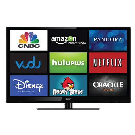 Coby 42" Direct View LED Multimedia TV/Monitor (1080p, 60 Hz) with Roku Dongle