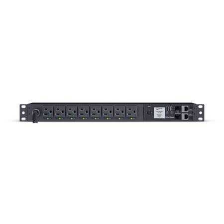 CyberPower PDU41001G 8-Outlet 1U Rackmount Gigabit Power Distribution Unit