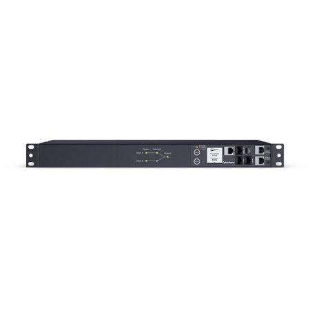 CyberPower PDU44001G 10-Outlet 1U Rackmount Gigabit Switched ATS Power Distribution Unit