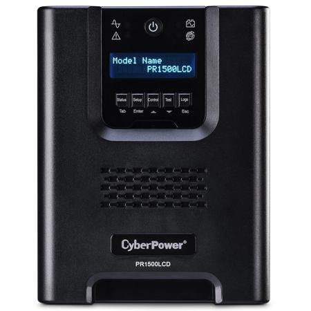 CyberPower PR1500LCDN 1500 VA/1500W Smart App Sinewave Mini-Tower UPS, 8x NEMA 5-15R