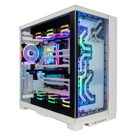 CLX Ra VR-Ready Liquid Cooled Gaming Desktop Computer, Intel Core i9-14900K 3.2GHz, 96GB RAM, 2TB SSD + 6TB HDD, NVIDIA GeForce RTX 4090 24GB, Windows CLX Ra VR-Ready Liquid Cooled Gaming Desktop Computer, Intel Core i9-14900K 3.2GHz, 96GB RAM, 2TB SSD + 6TB HDD, NVIDIA GeForce RTX 4090 24GB, Windows