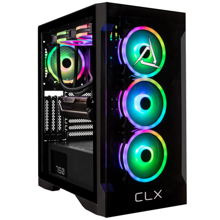 CLX SET Gaming Desktop, R7 5700X, 16GB RAM, 1TB SSD + 2TB HDD, RTX 4060 Ti,  W11H TGMSETRTA3502BM