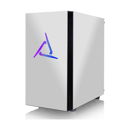 CLX VR-Ready Liquid-Cooled Gaming Desktop Computer, Intel Core i7-10700F 2.9GHz, 16GB RAM, 500GB SSD + 3TB HDD, NVIDIA RTX 3060 12GB, Windows 10 Home, White