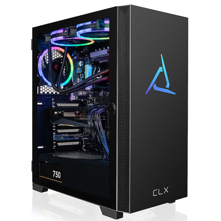 CLX SET Gaming Desktop, i7-12700KF, 16GB, 500GB SSD+2TB HDD, RTX 3070,W11H,Black