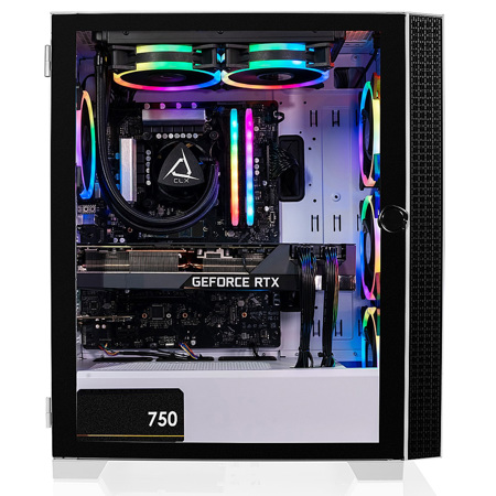 CLX SET Gaming Desktop, i9-12900KF,32GB,500GB SSD+4TB HDD,RTX 3080 Ti,W11H,White
