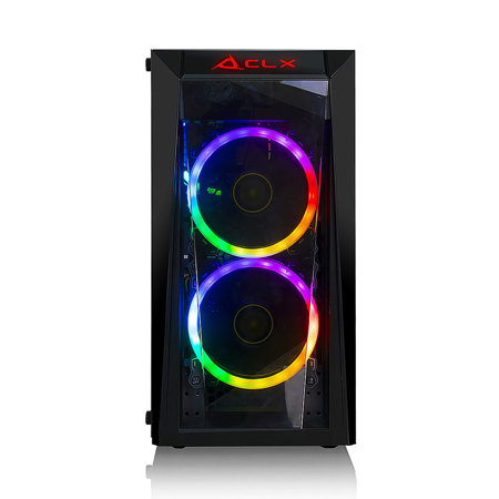 CLX Set Gaming Desktop, Ryzen 5 5600X, 16GB, 240GB SSD + 2TB HDD, RTX 3070, W10H