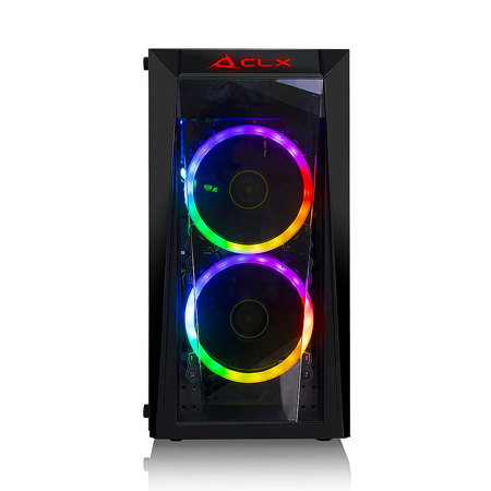 CLX Set Gaming Desktop, Ryzen 5 5600X, 16GB, 240GB SSD+2TB HDD, RTX 3060 Ti,W10H