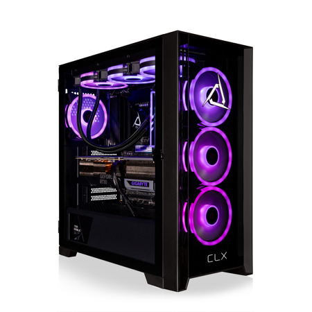 CLX SET VR Gaming Desktop, R7 7800X3D, 32GB RAM, 1TB SSD+4TB HDD, RTX 4070,  W11H TGMSETRTU3407BM