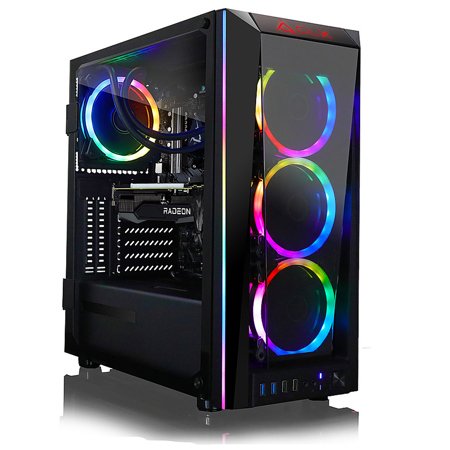 CLX Set VR Gaming Desktop, R7 5800X, 32GB, 480GB SSD + 3TB HDD, RX 6900 XT, W10H