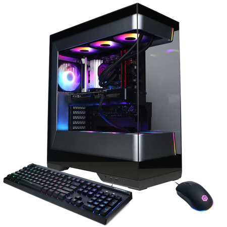 CyberPowerPC Gamer Supreme Liquid Cooled Gaming Desktop Computer, AMD Ryzen 7 9850X3D 4.7GHz, 32GB RAM, 2TB SSD, NVIDIA GeForce RTX 5080 16GB, Windows 11 Home, Black