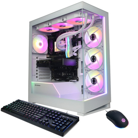 CyberPowerPC Gamer Supreme Liquid Cooled Gaming Desktop Computer, Intel Core i9-14900KF 3.2GHz, 32GB RAM, 1TB SSD, NVIDIA GeForce RTX 5070 12GB, Windows 11 Home, White