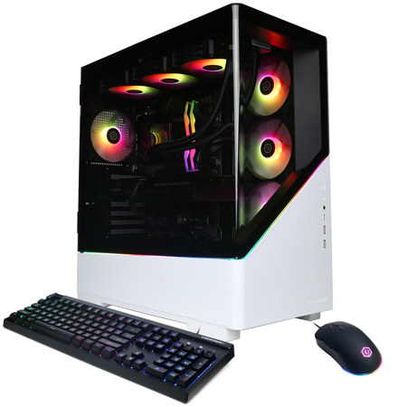 CyberPowerPC Gamer Supreme Liquid Cooled Gaming Desktop Computer, Intel Core i9-14900KF 3.2GHz, 32GB RAM, 2TB SSD, NVIDIA GeForce RTX 5070 Ti 16GB, Windows 11 Home, White