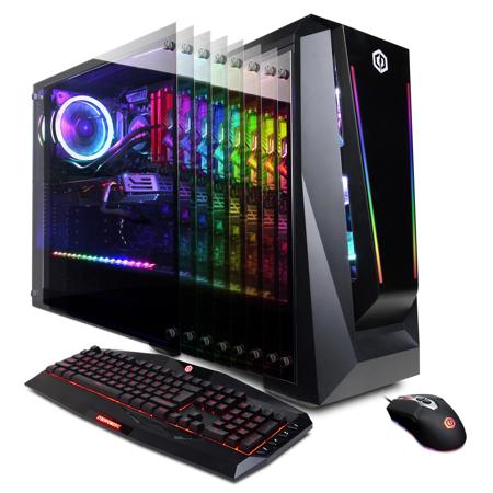 CyberPowerPC SLC10280CPGV2, 7 3700X, 16GB RAM, 2TB HDD+500GB SSD, 5700 8GB, W10