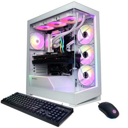 CyberPowerPC Gamer Supreme Liquid Cooled Gaming Desktop Computer, Intel Core Ultra 9 285K 3.7GHz, 64GB RAM, 4TB SSD, NVIDIA GeForce RTX 5090 32GB, Windows 11 Home, White