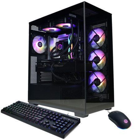 CyberPowerPC Gamer Supreme Liquid Cooled Gaming Desktop Computer, Intel Core Ultra 7 265KF 3.9GHz, 32GB RAM, 2TB SSD, NVIDIA GeForce RTX 5080 16GB, Windows 11 Home, Black