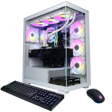 CyberPowerPC Gamer Supreme Liquid Cooled Gaming Desktop Computer, Intel Core Ultra 9 285K 3.7GHz, 64GB RAM, 4TB SSD, NVIDIA GeForce RTX 5080 16GB, Windows 11 Home, White