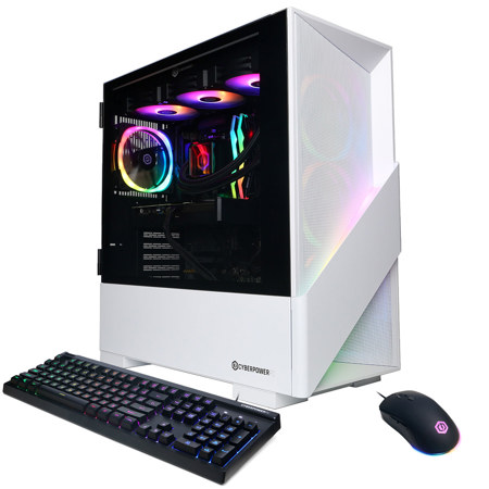 CyberPowerPC Gamer Supreme Gaming, R7 9800X3D, 32GB, 1TB SSD,RTX 5070,W11H,White
