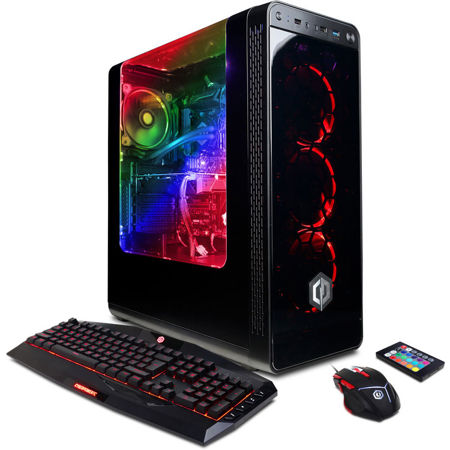 CyberPowerPC Gamer Supreme Desktop, Intel Core i7-8700K 3.7GHz,3TB HDD+240GB SSD
