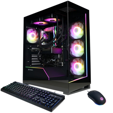 CyberPowerPC Gamer Supreme Liquid Cooled Gaming Desktop Computer, Intel Core i7-14700KF 3.4GHz, 32GB RAM, 1TB SSD, NVIDIA GeForce RTX 5070 12GB, Windows 11 Home, Black