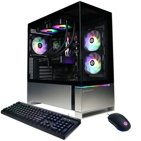 CyberPowerPC Gamer Supreme Liquid Cooled Gaming Desktop Computer, AMD Ryzen 7 8700F 4.1GHz, 32GB RAM, 2TB SSD, NVIDIA GeForce RTX 5060 Ti 16GB, Windows 11 Home, Black