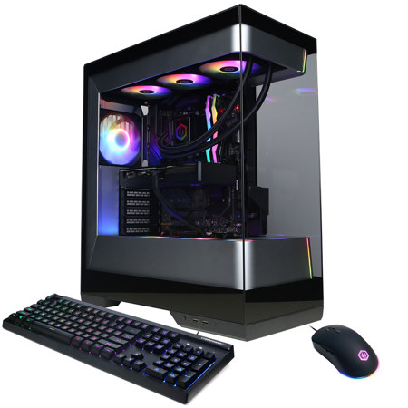 CyberPowerPC Gamer Supreme Gaming, R9 9900X, 32GB, 2TB SSD, RTX 5070, W11H,Black
