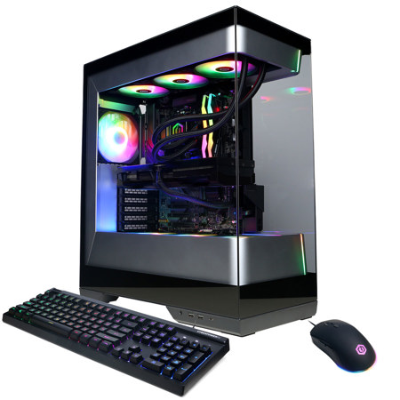 CyberPowerPC Gamer Supreme Liquid Cooled Gaming Desktop Computer, AMD Ryzen 9 9950X3D 4.3GHz, 64GB RAM, 4TB SSD, NVIDIA GeForce RTX 5080 16GB, Windows 11 Home, Black