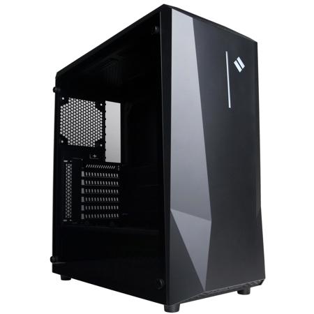 CyberPowerPC Syber M SMC200 Mid-Tower Gaming Case with Window Side Panel